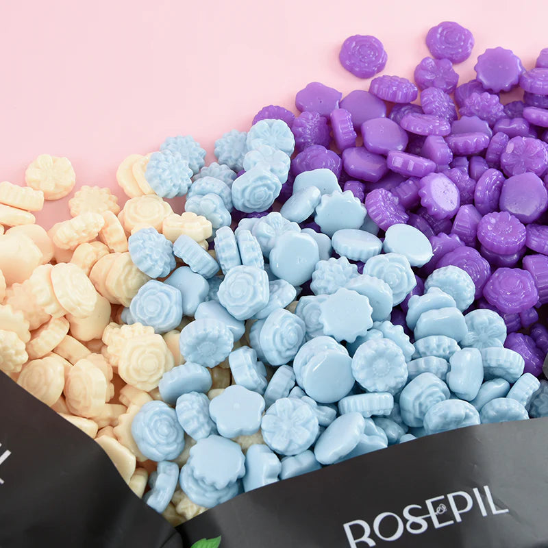 LAB - Waxkiss - Rosepil – Cire Dure en Forme de Fleur