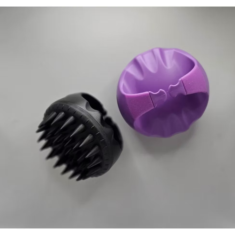 Brosse de massage capillaires