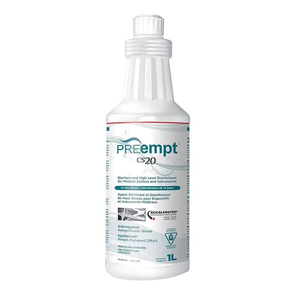 PreEmpt Virox CS20 1 litre pour stérilisation en 20 minutes
