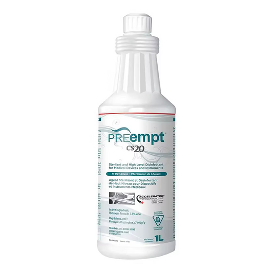 PreEmpt Virox CS20 1 litre pour stérilisation en 20 minutes