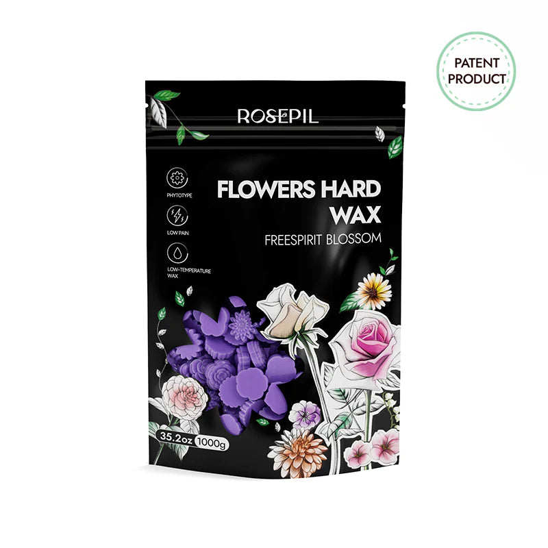 LAB - Waxkiss - Rosepil – Cire Dure en Forme de Fleur