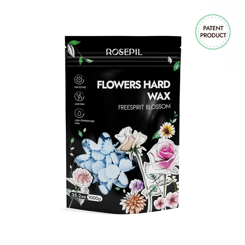 LAB - Waxkiss - Rosepil – Cire Dure en Forme de Fleur