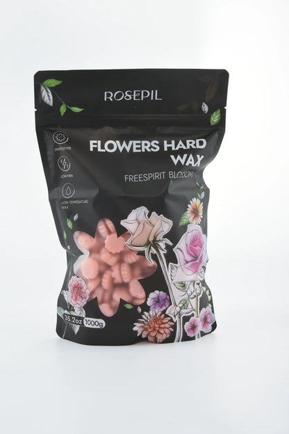 LAB - Waxkiss - Rosepil – Cire Dure en Forme de Fleur