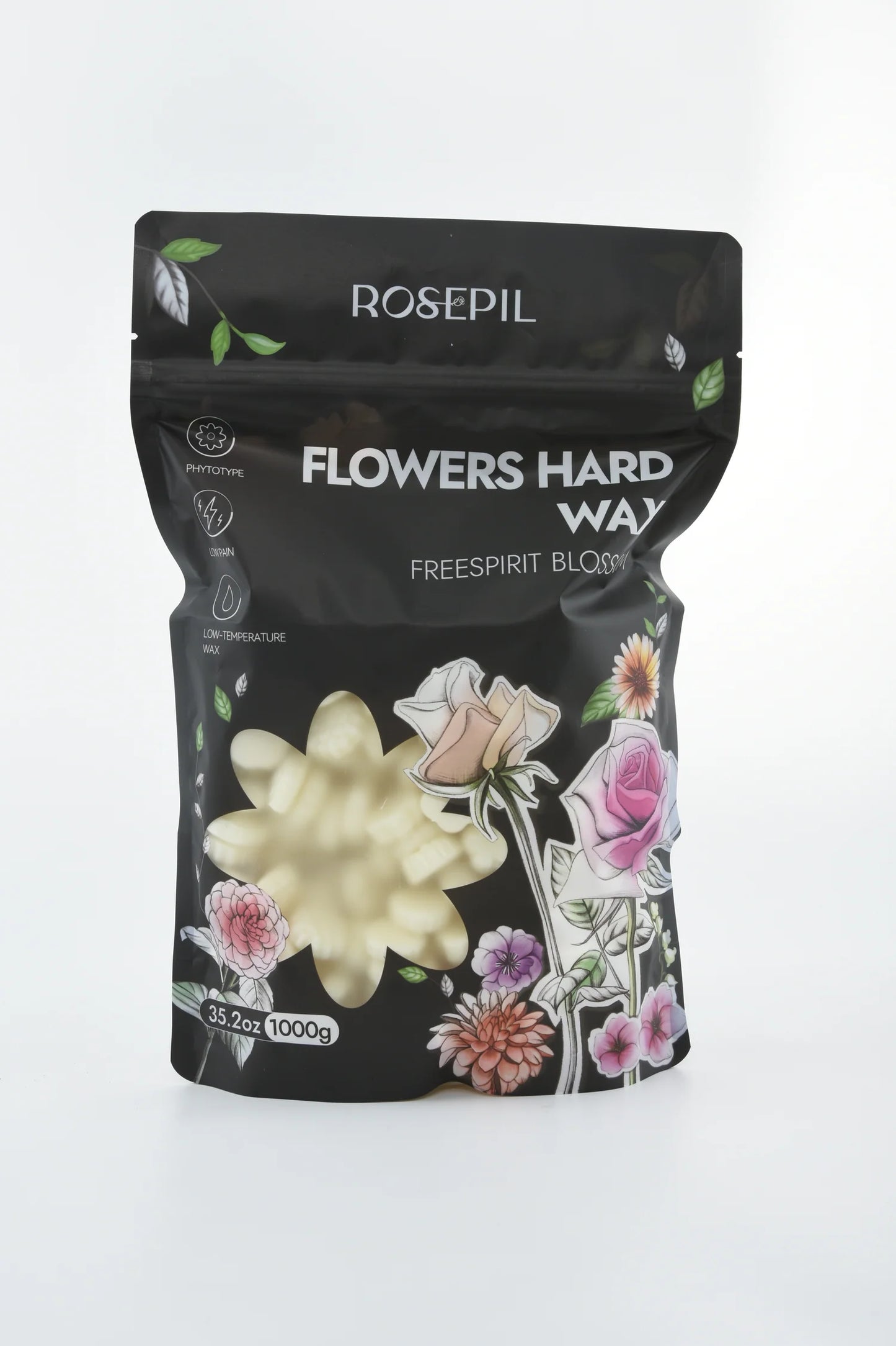 LAB - Waxkiss - Rosepil – Cire Dure en Forme de Fleur