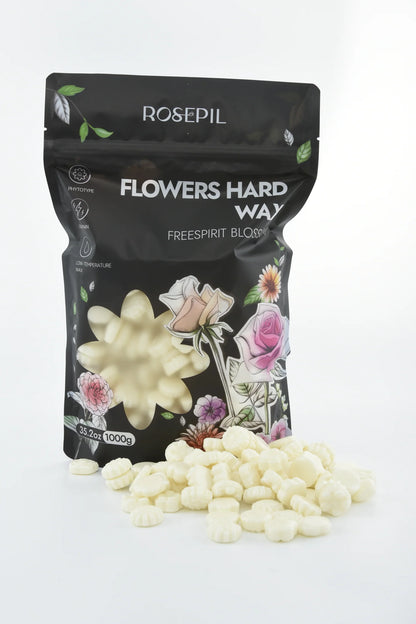 LAB - Waxkiss - Rosepil – Cire Dure en Forme de Fleur