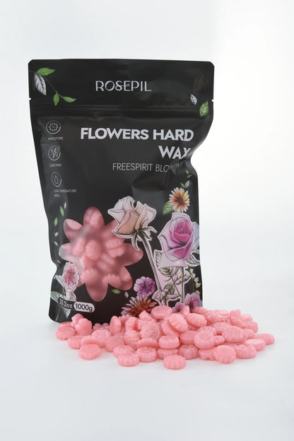 LAB - Waxkiss - Rosepil – Cire Dure en Forme de Fleur