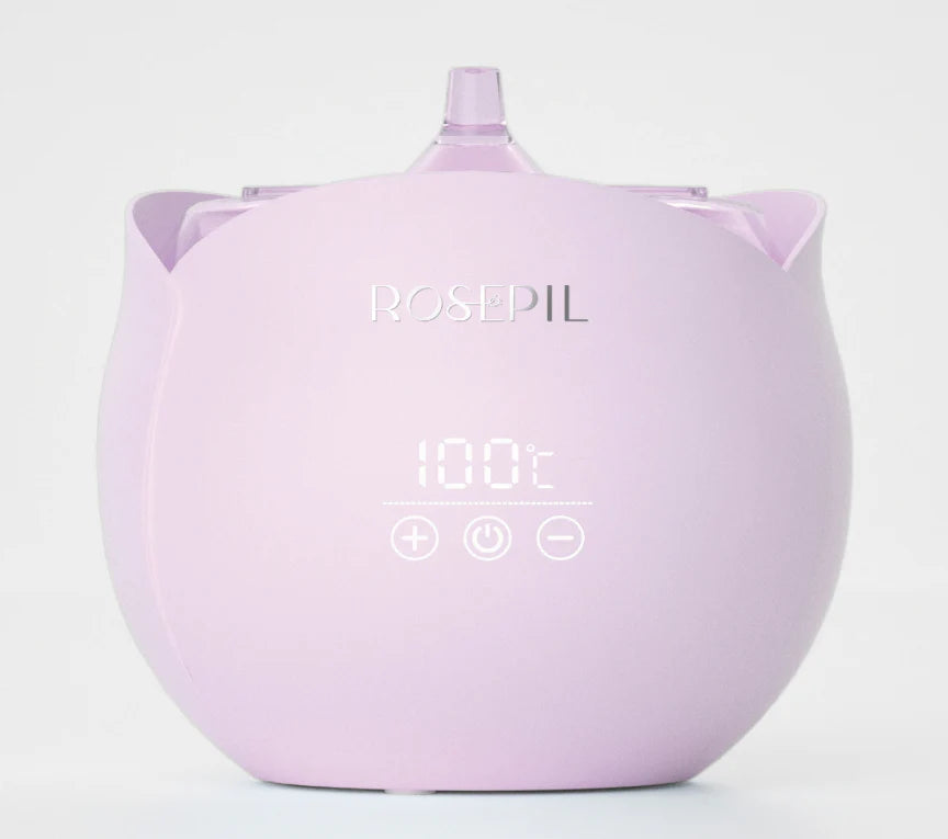 LAB - Waxkiss - Rosepil – Kit Chauffe-Cire Digital Flower