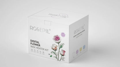 LAB - Waxkiss - Rosepil – Kit Chauffe-Cire Digital Flower