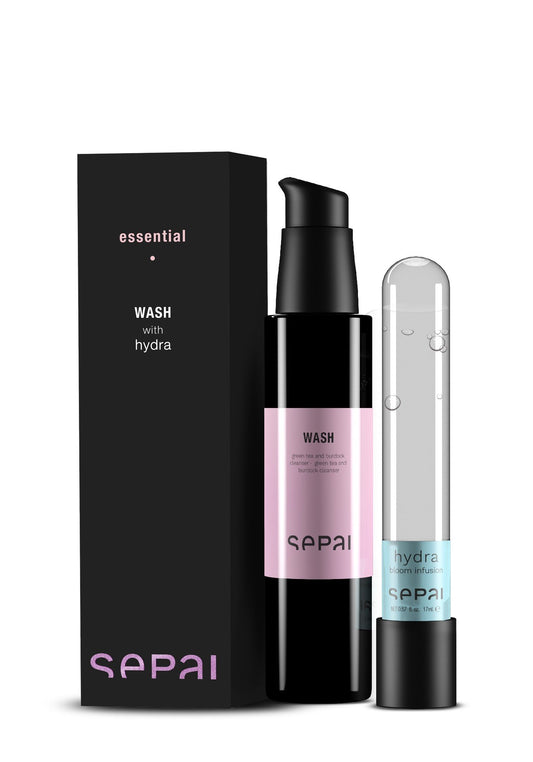 Sepai - Wash & Bloom Hydra - Nettoyant Enzymatique Matifiant Sans Savon