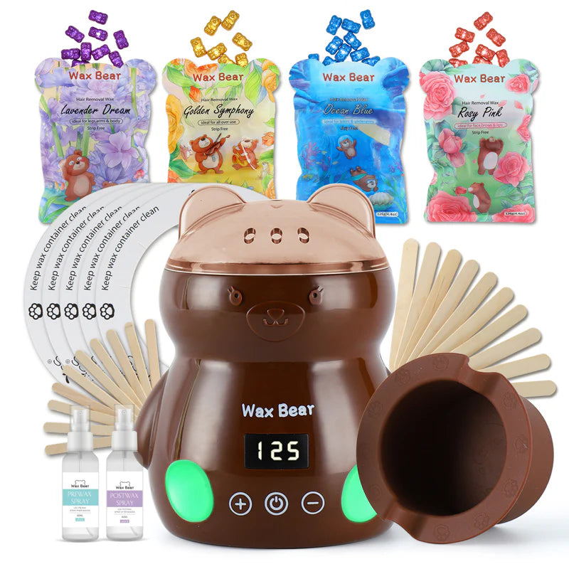 LAB - Waxkiss - Kit Chauffe-Cire Ourson