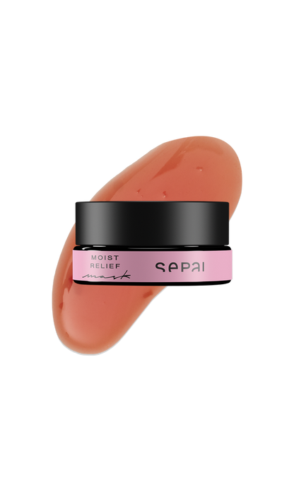 Sepai - Moist Relief – Masque Gel Hydratant à la Rose & au Gui