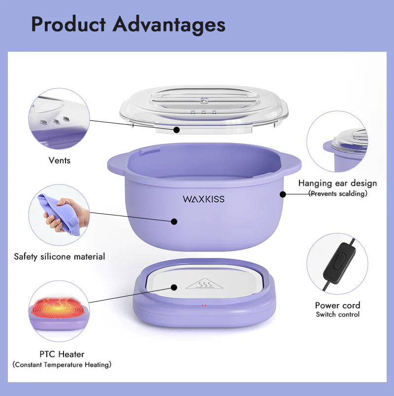 LAB - Waxkiss - Chauffe-Cire en Silicone